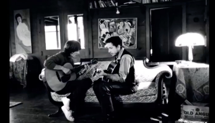 Bob Dylan and George Harrison