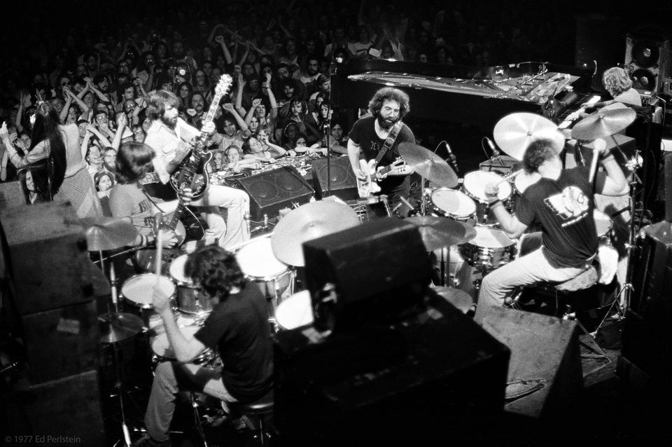 The Grateful Dead on stage